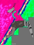 anthro clothed clothing coat feet fur machine shell solo topwear ct7 protogen absurd_res hi_res