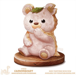 ambiguous_gender beady_eyes black_eyes cheese cutting_board dairy_products feral food humor leaf pun simple_background solo visual_pun white_background piper_thibodeau bear food_creature mammal 2018 digital_media_(artwork) digital_painting_(artwork) painting_(artwork)