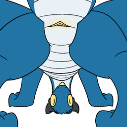 all_fours ambiguous_gender animal_genitalia butt cloaca feral genitals horizontal_cloaca looking_at_viewer presenting presenting_cloaca semi-anthro simple_background solo tongue tongue_out upside_down white_background trout_(artist) reptile scalie 1:1 aliasing digital_media_(artwork)