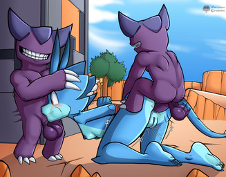 anal anal_penetration anthro arms_tied balls bdsm blush bondage bound breasts fellatio female female_anthro forced from_behind_position genitals male male/female mounting nipples nude nude_female oral oral_penetration penetration penile penis rape sex size_difference small_dom_big_sub spitroast vulva fourssss skitter_the_gecko gecko imp lizard reptile scalie 2025 digital_drawing_(artwork) digital_media_(artwork) hi_res