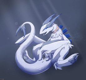 3_toes anus blue_eyes claws collar dream feathered_wings feathers feet female feral fin fluffy genitals looking_at_viewer nude open_mouth pawpads queen royalty simple_background slim smile solo spreading tail tail_fin teeth toes tongue vulva wet wings ratcha nintendo pokemon amaranth_(lugia) fan_character lugix generation_2_pokemon legendary_pokemon lugia pokemon_(species) absurd_res digital_media_(artwork) hi_res shaded