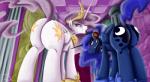 annoyed big_butt blush butt equine female feral friendship_is_magic horn horse james_corck looking_at_viewer looking_back mammal my_little_pony pony princess_celestia_(mlp) princess_luna_(mlp) winged_unicorn wings
Rating: Questionable
Score: 18
User: Robinebra
Date: April 13, 2014