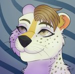 anthro brown_eyes freckles male solo spots whiskers white_body deanwolfwood mammal mustelid otter digital_media_(artwork)