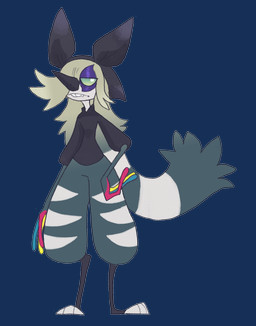 ambiguous_gender anthro black_clothing black_hat black_headwear black_legs black_nose blonde_hair blue_fingers buckteeth clothing eye_bags feet fingers frown furgonomics gradient_eyes gradient_hair green_arms green_eyes green_hair green_legs hair half-closed_eyes hand_on_hip hat headgear headwear hindpaw horizontal_pupils long_ears narrowed_eyes overbite paint_splatter paws pointy_ears pokemorph pupils purple_eyelids simple_background solo standing striped_hair striped_legs sweater teeth topwear transparent_background white_paws white_pupils yellow_fingers plentyofsoup nintendo pokemon fan_character spitz_(plentyofsoup) generation_8_pokemon generation_9_pokemon grafaiai morgrem pokemon_(species) 2024 alpha_channel digital_drawing_(artwork) digital_media_(artwork) hi_res