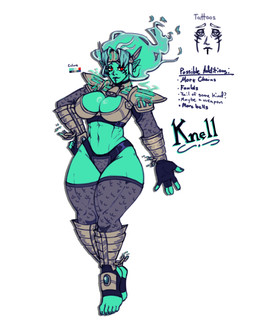 fantasy female knight magic solo text warrior mifdraws european_mythology irish_mythology mythology dullahan ghost ghostgirl humanoid spirit 4:5 absurd_res english_text hi_res model_sheet