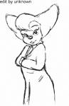 anthro areola bathrobe big_breasts breasts clothing erect_nipples female flashing hair hidden_buxom huge_breasts inviting looking_at_viewer mature_anthro mature_female navel nipples robe seductive simple_background smile solo undressing joelasko thumper_(artist) disney goof_troop peg_pete 2d_animation animated frame_by_frame low_res monochrome short_playtime