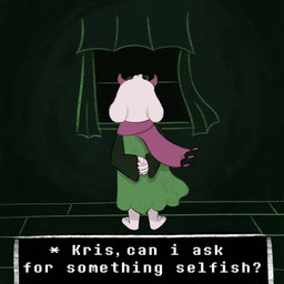 2_horns anthro biped clothed clothing curtains detailed_background dialogue dialogue_box floppy_ears fur head_tuft horn inside male pink_horn rear_view scarf solo text tuft white_body white_fur window cranky2306 deltarune undertale_(series) ralsei bovid caprine darkner goat mammal 1:1 2025 absurd_res digital_drawing_(artwork) digital_media_(artwork) english_text hi_res