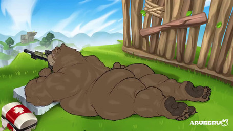 5_toes anal anal_penetration anthro anthro_on_anthro anthro_penetrated anthro_penetrating anthro_penetrating_anthro balls bodily_fluids body_hair brown_body brown_fur butt clothing cum cum_in_ass cum_inside cum_on_butt cum_on_feet cumshot duo ejaculation erection eye_patch eyewear feet foot_focus from_behind_position fur genital_fluids genitals grass gun hairy_balls hat headgear headwear lying male male/male male_penetrated male_penetrating male_penetrating_male medkit moan nude on_front open_mouth orgasm outside outside_sex overweight overweight_bottom overweight_male overweight_top pawpads penetration penile penile_penetration penis penis_in_ass plant ranged_weapon retracted_balls rifle scrotum_flap sex shooting_gun sniper_rifle text throbbing throbbing_balls throbbing_penis toes weapon white_body white_fur y_shaped_butt_crack aruberu epic_games fortnite mihoyo patreon zenless_zone_zero ben_bigger polar_patroller bear mammal polar_bear ursine 16:9 2025 animated artist_name english_text high_framerate huge_filesize long_playtime sound video widescreen