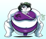 5_fingers 5_toes anthro feet female fingers morbidly_obese morbidly_obese_anthro morbidly_obese_female obese obese_anthro obese_female overweight overweight_anthro overweight_female plantigrade solo sumo toes royaljellysandwich freedom_planet galaxytrail neera_li bear giant_panda mammal hi_res