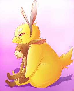 2012 ambiguous_gender avian bird chicken duo easter holidays lagomorph mammal rabbit rudragon size_difference
Rating: Safe
Score: 1
User: slyroon
Date: July 23, 2013 2012 ambiguous_gender avian bird chicken duo easter holidays lagomorph mammal rabbit rudragon size_difference
Rating: Safe
Score: 1
User: slyroon
Date: July 23, 2013