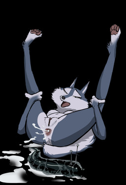 4_fingers 4_toes abdominal_bulge after_vore anal_squirt anthro anthro_on_feral anus bestiality blue_body blue_fur bodily_fluids breasts cheek_tuft clitoris cum cum_inflation cum_inside eyestalks facial_tuft feet female feral fingers fluffy fluffy_tail fur genital_fluids genitals group humanoid_genitalia humanoid_vulva inflation interspecies legs_up questionable_consent small_breasts tail toes tuft vore vulva white_body white_fur wolfinasuit bloodborne fromsoftware illumination_entertainment sing_(movie) sony_corporation sony_interactive_entertainment porsha_crystal augur_of_ebrietas canid canine canis gastropod mammal mollusk slug wolf absurd_res hi_res