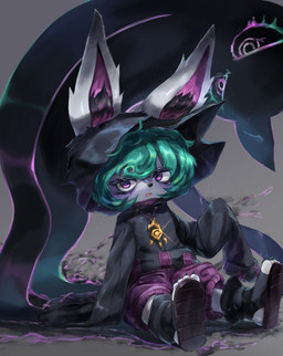 clothing eyelashes feet female footwear green_hair hair hood long_ears long_sleeves nails purple_eyes sharp_nails sharp_toenails shoes simple_background sitting sitting_on_ground toeless_footwear toeless_shoes toenails toes aqualitas5 league_of_legends riot_games tencent shadow_(lol) vex_(lol) humanoid yordle absurd_res hi_res