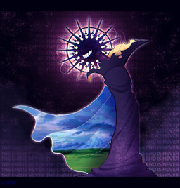 black_clothing blue_clothing clothing cosmic_background cosmic_body eyeless green_clothing smile solo teeth text veil yellow_clothing conditional_dnp welwraith monster 2026 digital_drawing_(artwork) digital_media_(artwork) english_text hi_res