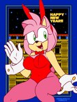 anthro bow_tie breasts bunny_costume casino clothing costume female gloves green_eyes handwear pink_body solo tight_clothing fullmetalsketch snailbail22 sega sonic_the_hedgehog_(series) amy_rose eulipotyphlan hedgehog mammal 3:4 hi_res