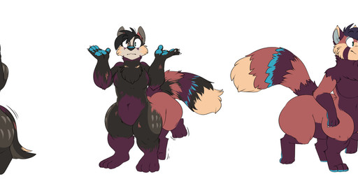 anthro anthro_to_taur black_body black_fur black_hair blue_pawpads breast_growth breasts featureless_breasts featureless_crotch female fur gender_transformation green_nose growth hair leg_growth limb_growth looking_aside male mtf_transformation nude oblivious pawpads simple_background smile solo species_transformation standing tail transformation white_background robertge ailurid ailurid_taur mammal mammal_taur mustelid red_panda red_panda_taur taur 2024 digital_media_(artwork) hi_res sequence