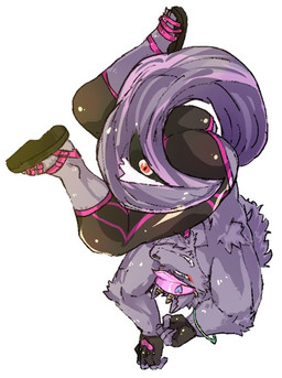 butt clothing flipping footwear hat headgear headwear horn male muscular muscular_male sandals shoes solo visor_cap wetsuit wasizisu2 lifewonders tokyo_afterschool_summoners bathym_(tas) canid canine canis demon mammal wolf