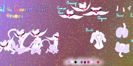 anal anthro blush bodily_fluids breast_grab breasts butt cum cum_on_face eyelashes female genital_fluids genitals hand_on_breast heart_(marking) markings moan multiple_poses nipples orgasm_face paws pose presenting presenting_hindquarters simple_background solo tail vulva white_body jschase_(artist) microsoft ori_(series) xbox_game_studios crystal_(crystalparks13) guardian_spirit absurd_res digital_media_(artwork) hi_res model_sheet pinup