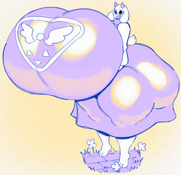anthro big_breasts big_butt black_eyes breasts butt clothing eyewear female floppy_ears glasses horn huge_breasts huge_butt huge_hips huge_thighs hyper hyper_breasts hyper_butt hyper_hips hyper_thighs open_mouth robe solo thick_thighs white_body wide_hips angstrom undertale_(series) toriel boss_monster_(undertale) bovid caprine goat mammal 2026 digital_media_(artwork) hi_res