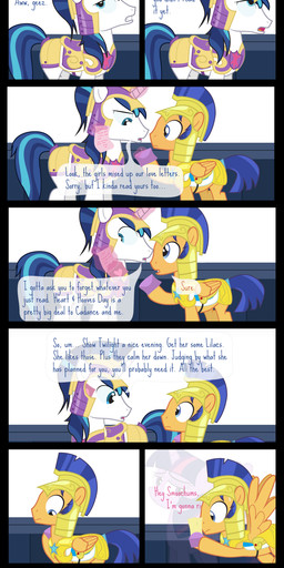 2015 comic dialogue dm29 english_text equestria_girls equine feral flash_sentry_(mlp) friendship_is_magic horn male mammal my_little_pony pegasus royal_guard_(mlp) shining_armor_(mlp) text unicorn wings
Rating: Safe
Score: 4
User: Robinebra
Date: February 13, 2015 2015 comic dialogue dm29 english_text equestria_girls equine feral flash_sentry_(mlp) friendship_is_magic horn male mammal my_little_pony pegasus royal_guard_(mlp) shining_armor_(mlp) text unicorn wings
Rating: Safe
Score: 4
User: Robinebra
Date: February 13, 2015