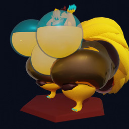 4_fingers 4_toes anthro belly big_breasts big_butt big_tail blonde_hair breasts butt claws curvy_figure estus_potion feet female fingers fur golden_body hair hand_on_hair horn huge_breasts huge_butt huge_hips huge_thighs hyper hyper_breasts hyper_butt hyper_hips hyper_thighs liquid liquid_insides machine metallic_body morbidly_obese obese overweight screen screen_face solo tail thick_thighs toes translucent translucent_belly translucent_body translucent_breasts unusual_anatomy voluptuous wide_hips yellow_body yellow_fur darkdraketom mythology estus_(jangotoss) dragon hybrid living_potion mythological_creature mythological_scalie protogen scalie 1:1 3d_(artwork) 3d_model_showcase animated blender_(artwork) digital_media_(artwork) hi_res no_sound short_playtime turntable_(animation) video