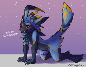 4_ears all_fours animal_genitalia animal_penis anthro blush erection feathers fluffy genitals inner_ear_fluff kneeling knot knotted_penis knotted_tapering_penis looking_at_viewer male markings mismatched_animal_penis mismatched_genitalia mismatched_penis multi_ear multicolored_body multicolored_feathers nude nude_anthro open_mouth penis simple_background solo tail tail_markings tapering_penis tuft winged_arms wings yellow_eyes draggyavali soren_(boring_soren) avali absurd_res colored digital_drawing_(artwork) digital_media_(artwork) hi_res shaded signature widescreen