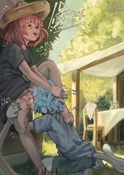 adolescent adolescent_on_adolescent anthro anthro_on_anthro blue_body blue_fur blue_hair bodily_fluids bottomless bottomless_anthro bottomless_female bottomwear cat_tail clothed clothed_anthro clothed_male clothing cunnilingus day detailed_background don't_stop duo eyes_closed female female_anthro foot_on_shoulder fully_clothed fully_clothed_anthro fully_clothed_male fur genital_fluids genitals hair hair_grab hand_on_another's_head hand_on_head hand_on_partner's_head holding_hair holding_head kneeling licking looking_pleasured male male/female male_anthro on_ground one_eye_closed open_mouth oral outside pink_body pink_fur pink_hair public public_exposure public_sex pushing sex shirt shorts spring standing summer t-shirt tail tongue topwear touching_hair vaginal vaginal_fluids vulva young young_female young_male young_on_young kyrkyma vkontakte masyunya_(vkontakte) sima_(vkontakte) domestic_cat felid feline felis mammal absurd_res hi_res brother_(lore) brother_and_sister_(lore) incest_(lore) sibling_(lore) sister_(lore)