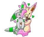 bite bite_mark canid canine clinging collar comic conniethewolf cuddling dakota_(palmtrees) daytona_(palmtrees) duo ear_bite eeveelution female feral generation_2_pokemon generation_4_pokemon heart_symbol leafeon male male/female mammal nintendo pokemon pokemon_(species) possessive romantic romantic_couple smug umbreon