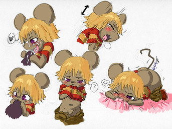 anal anthro bodily_fluids bukkake cum genital_fluids genitals male male/male penis solo young young_anthro young_male unknown_artist gregory_horror_show james_(ghs) mammal murid murine rat rodent