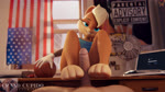 3_toes 4_fingers american_flag anthro anthro_focus ball basketball_(ball) bedroom_eyes black_eyebrows blonde_hair blue_clothing blue_eyes blue_topwear bottomless bottomless_anthro bottomless_female brown_body brown_ears brown_fur buckteeth clothed clothing desk desk_fan duo erection eyebrows eyelashes feet feet_on_penis female female_anthro female_focus fingers first_person_view foot_fetish foot_on_penis foot_play footjob fur furniture genitals glans gloves hair hand_on_object handwear human_pov indoor_nudity indoor_sex inside light_body light_skin long_eyelashes looking_at_viewer male male/female male_human male_pov moan narrowed_eyes nude nude_human nude_male on_desk open_mouth partially_clothed partially_clothed_anthro partially_clothed_anthro_nude_male partially_clothed_female partially_clothed_female_nude_male penis pink_inner_ear pink_nose pupils seductive sex sitting_on_desk smile solo_focus table tan_body tan_fur teeth text text_on_clothing text_on_topwear toes topwear united_states_of_america white_clothing white_gloves white_handwear window cupido looney_tunes warner_brothers lola_bunny human lagomorph leporid mammal rabbit 2025 3d_(artwork) 3d_animation absurd_res animated artist_name digital_media_(artwork) hi_res loop short_playtime sound webm