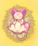 female feral genitals presenting pussy solo gau_(artist) rymherdier everstone_guild nintendo pokemon pokemon_mystery_dungeon spike_chunsoft fan_character rue_(characters) rue_the_skitty_(gau) felid feline felis generation_3_pokemon mammal pokemon_(species) skitty hi_res