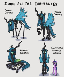 annoyed duo female feral horn simple_background tongue tongue_out trotting wings young nerdynordic friendship_is_magic hasbro my_little_pony mythology queen_chrysalis_(mlp) twilight_sparkle_(mlp) changeling_(mlp) equid equine mammal mythological_creature mythological_equine winged_unicorn 5:6 absurd_res hi_res