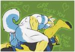 2013 <3 ammy_(character) amwulf anal anal_penetration balls biceps big_muscles black_fur blue_eyes blue_fur butt canine claws clenched_teeth cum cum_in_ass cum_inside deep_penetration ear_piercing english_text eye_contact facial_hair fur gay goatee hair male mammal muscles nude pawpads pecs penetration piercing piledriver_position pose sex square_crossover teeth text toe_claws white_fur wolf yellow_fur
Rating: Explicit
Score: 13
User: BlackBoltEX
Date: November 07, 2013