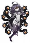 blush breasts female grey_body grey_skin grin half-closed_eyes looking_at_viewer monster_girl_(genre) multi_eye narrowed_eyes navel red_eyes small_breasts smile solo tentacles yellow_sclera kazuhiro monster_girl_encyclopedia gazer_(mamono_girl_lover) beholder cyclops gazer humanoid mammal monster monstrous_humanoid tentacle_creature full-length_portrait hi_res portrait