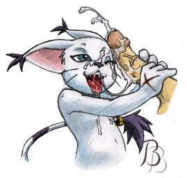 accessory anthro black_nose blue_eyes bodily_fluids cum cum_in_mouth cum_inside cum_on_face cum_string cumshot cute_fangs disembodied_penis duo ear_tuft ejaculation erection fangs female female_focus fur furgonomics genital_fluids genitals glans gold_tail_ring hair handjob humanoid_genitalia humanoid_penis jewelry male male/female markings messy navel nude nude_anthro nude_female one_eye_closed open_mouth oral orgasm penile penis penis_grab pink_inner_ear purple_hair purple_tail_tuft ring ring_(marking) ringed_tail sex simple_background solo_focus striped_markings striped_tail stripes tail tail_accessory tail_jewelry tail_markings tail_ring tail_tuft teeth thin_tail tongue tongue_out tuft vein veiny_penis whiskers white_background white_body white_fur black-kitten bandai_namco digimon digimon_(species) felid gatomon mammal traditional_media_(artwork)
