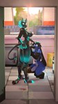 anthro chug_jug duo durr_burger fellatio female female/female intersex intersex/female looking_at_viewer looking_back oral penile sex surprise surprised_expression surprised_face conditional_dnp domibun mayosplash_(modeler) warfaremachine_(modeler) epic_games fortnite mythology cerberus_(fortnite) domi_(domibun) canid canid_demon canine canis demon hellhound lagomorph leporid mammal mythological_canine mythological_creature rabbit wolf 3d_(artwork) absurd_res digital_media_(artwork) hi_res source_filmmaker_(artwork)