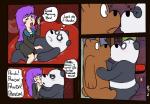 accidental_kiss accidentally_gay dialogue fantasizing female group kissing male male/female male/male orientation_play text bowserboy101 cartoon_network we_bare_bears grizzly_(we_bare_bears) panda_(we_bare_bears) bear brown_bear giant_panda grizzly_bear human mammal ursine comic english_text brother_(lore) brothers_(lore) pseudo_incest_(lore) sibling_(lore)