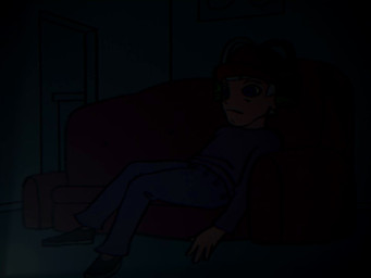 bedroom_eyes bestiality_temptation clothed clothed_humanoid clothing duo electronics eyeshadow female feral feral_temptation fluffy inside living_room looking_at_viewer makeup male male/female narrowed_eyes on_lap seductive size_difference smug television temptation watching_television kid_wizard domestic_cat felid feline felis human humanoid mammal 2d_animation 4:3 animated hi_res huge_filesize long_playtime sound video voice_acted