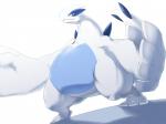 ambiguous_gender overweight simple_background solo tail white_background yosioka_san nintendo pokemon generation_2_pokemon legendary_pokemon lugia pokemon_(species) 4:3 digital_media_(artwork) hi_res