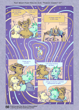 alcohol alcohol_bottle anthro bed beer beverage beverage_bottle bottle container drugs furniture group hug male nude plushie text trio obrien_(artist) scrap_(obrien) tobias_(obrien) zach_(obrien) animate_inanimate canid canine canis chihuahua domestic_dog iguana iguanid living_plushie lizard mammal mouse murid murine reptile rodent scalie toy_dog absurd_res comic english_text hi_res