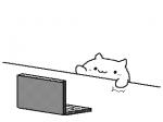 :3 >:3 ambiguous_gender angry anthro computer electronics growth laptop muscle_growth number paws percentage simple_background solo white_background keke_(artist) bongo_cat felid feline mammal 2d_animation 4:3 animated digital_media_(artwork) flipnote_studio_(artwork) frame_by_frame low_res meme short_playtime