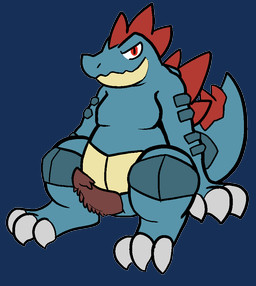 belly erection feral genitals hybrid_genitalia hybrid_penis male outline penis simple_background sitting slightly_chubby smile solo transparent_background trout_(artist) nintendo pokemon crocodilian feraligatr generation_2_pokemon pokemon_(species) reptile scalie 2018 aliasing alpha_channel digital_media_(artwork) full-length_portrait portrait