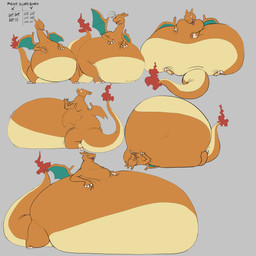 ambiguous_gender anthro belly belly_expansion belly_grab belly_squish big_belly biped bipedal_feral burger expansion feral fire flaming_tail food hand_on_belly huge_belly hyper hyper_belly morbidly_obese morbidly_obese_ambiguous morbidly_obese_feral narrowed_eyes obese obese_ambiguous obese_feral open_mouth overweight overweight_ambiguous overweight_feral solo squish tail text tongue tongue_out weight_gain saphiros nintendo pokemon pokemon_trainer charizard generation_1_pokemon pokemon_(species) 1:1 absurd_res english_text hi_res