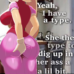 anthro big_breasts big_butt breasts butt butt_grab clothing digging_into_butt dress female hand_on_butt mature_anthro mature_female scratching_butt solo standing text 1lastshadow1 sega sonic_the_hedgehog_(series) yeah_i_have_a_type_(meme) vanilla_the_rabbit lagomorph leporid mammal rabbit digital_media_(artwork) english_text hi_res meme