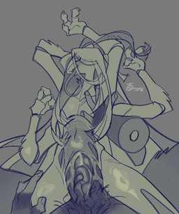4_arms abdominal_bulge ahegao andromorph anthro big_penis bodily_fluids disembodied_hand duo erection genital_fluids genitals intersex looking_pleasured male male_penetrating multi_arm multi_limb penetration penis pubes sex simple_background slit_penetration slit_play smile tongue tongue_out honeydewt1me arthropod insect lepidopteran moth digital_media_(artwork) hi_res