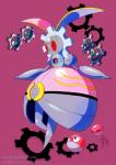 ambiguous_gender anthro eyes_closed female feral gear group machine missing_eye red_eyes smile solo_focus tamarinfrog nintendo pokemon animate_inanimate generation_1_pokemon generation_5_pokemon generation_7_pokemon klink lagomorph legendary_pokemon magearna mammal pokemon_(species) robot voltorb 2016 digital_media_(artwork) full-length_portrait portrait