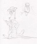 ambiguous_gender anthro bottomless branch cigarette claws clothed clothing coat detective duo fangs feathered_wings feathers feet feral finger_claws half-closed_eyes hand_in_pocket hat headgear headwear hindpaw holding_cigarette holding_object leaf long_beak male narrowed_eyes necktie on_branch paws perching pockets smoke smoking smoking_cigarette tail tail_feathers teeth toe_claws topwear trenchcoat vest whisker_spots wings ed_mortis apodiform avian bird hummingbird mammal mustelid musteline stoat true_musteline weasel 2024 graphite_(artwork) greyscale monochrome sketch traditional_media_(artwork)