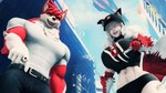 abs anthro city city_background clothing collar duo female first_person_view fur hat headgear headwear male muscular muscular_female muscular_male red_body red_fur ludexus spitfire420007 aleyer_cross_(ludexus) danny_sterling_(spitfire420007) fan_character animal_humanoid canid canid_humanoid canine canine_humanoid humanoid mammal mammal_humanoid wolf_humanoid 16:9 3d_(artwork) 4k absurd_res digital_media_(artwork) hi_res source_filmmaker_(artwork) widescreen