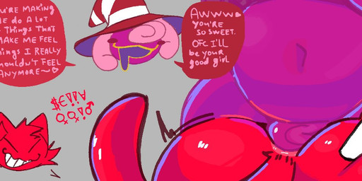 anal anal_penetration anthro anthro_penetrated big_breasts big_butt blush bodily_fluids breasts bubble_butt butt butt_grab clothing dialogue drooling duo female_symbol fur gender_symbol gloves good_girl grey_background gynomorph gynomorph/male gynomorph_penetrating gynomorph_penetrating_male hair hand_on_butt handwear hat headgear headwear humanoid_on_anthro humanoid_penetrating humanoid_penetrating_anthro intersex intersex/male intersex_penetrating intersex_penetrating_male lips male male_penetrated male_symbol navel penetration penile penile_penetration penis_in_ass pet_praise pink_hair praise purple_body purple_skin red_body red_fur saliva sex simple_background slightly_chubby slightly_chubby_gynomorph slightly_chubby_intersex smile speech_bubble symbol tail text thick_thighs white_clothing white_gloves white_handwear wide_hips witch_hat yellow_lips vroorv mario_bros nintendo paper_mario paper_mario:_the_thousand_year_door fan_character vivian_(mario) domestic_cat felid feline felis humanoid mammal shadow_siren spirit 2025 digital_media_(artwork) english_text trans_(lore) trans_woman_(lore)