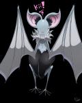 anthro big_ear breasts claws eyeless female genitals nipples pussy small_breasts solo dryadex bat mammal monster inverted_(disambiguation) 4:5 absurd_res hi_res