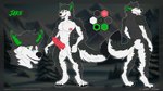 anthro balls butt erection genitals male muscular muscular_butt nipples nirazar nude penis slim solo kalidragon jake_nirazar canid canine canis domestic_dog husky mammal nordic_sled_dog spitz 16:9 4k absurd_res hi_res model_sheet widescreen